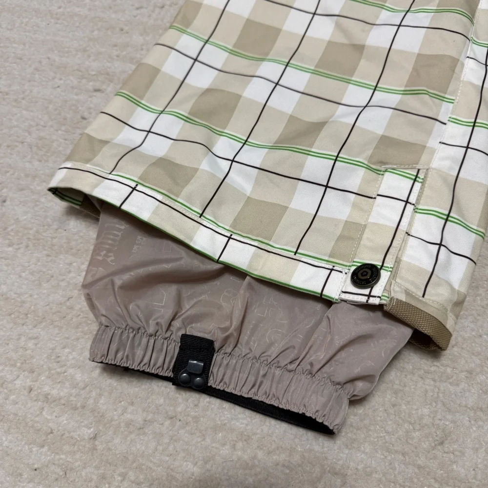 Sessions Motion Avery Plaid Waterproof Snowboard Ski Pants RECCO Size Small - Picture 2 of 16